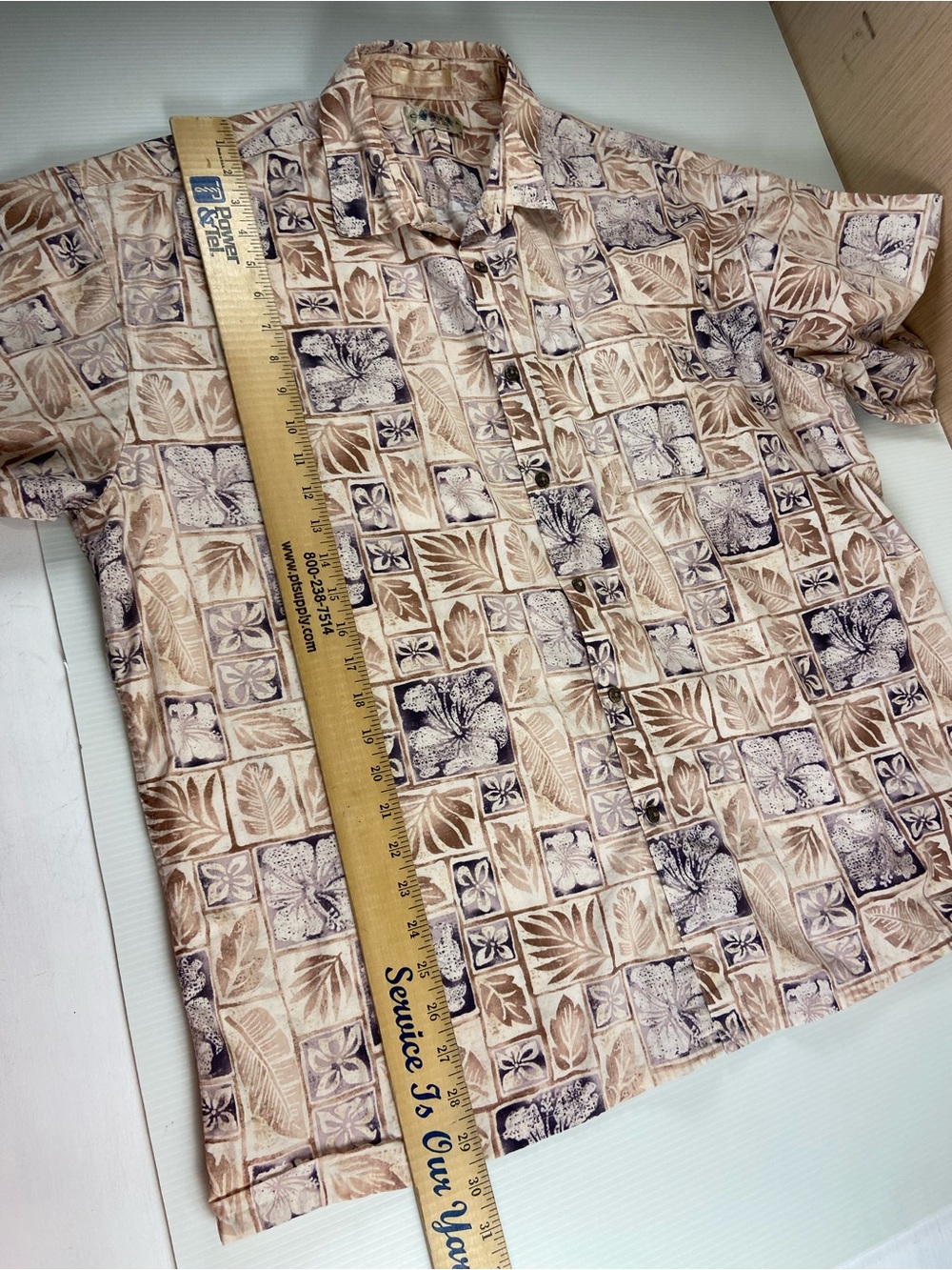 Campia Moda XXL Rayon Hawaiian Aloha Shirt Tropical Resort Button Up - Picture 5 of 6